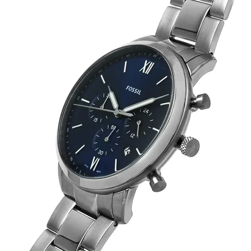 Fossil Neutra Stainless Steel Blue Dial Men's Watch  FS5792